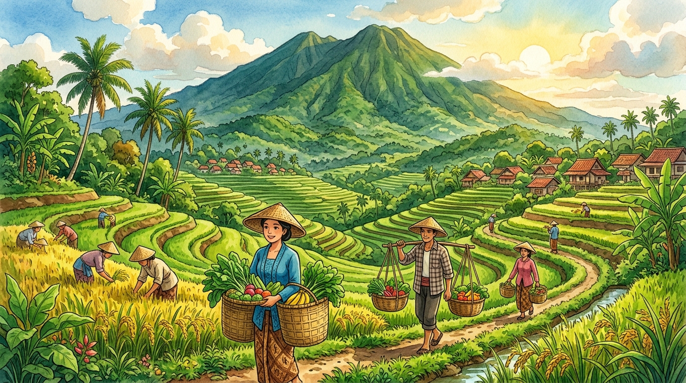 Data Produksi Sayur Organik & Buah Lereng Salak