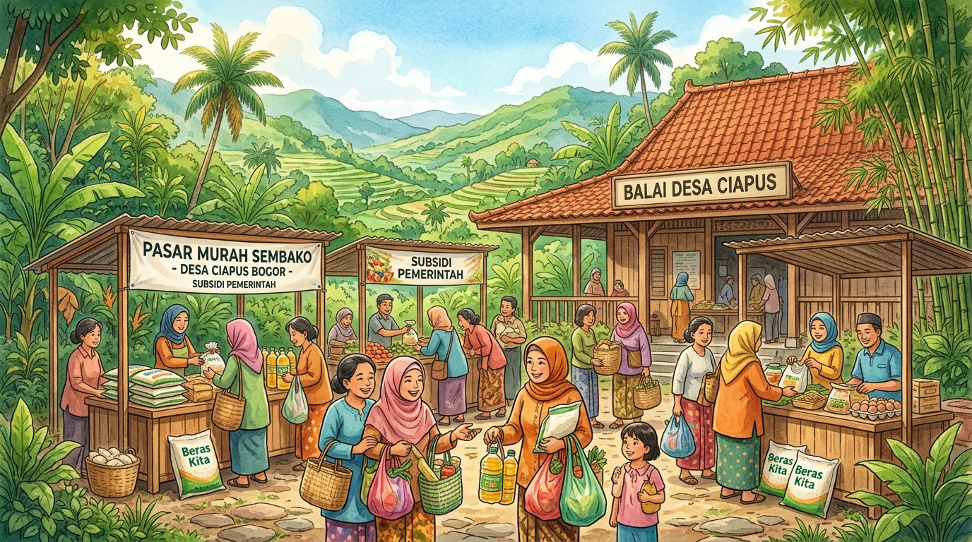 Pasar Murah Sembako Desa